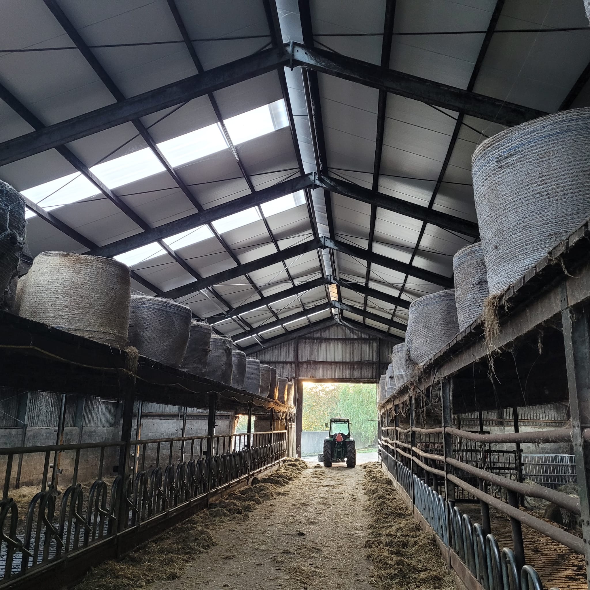 Binnenkant gerenoveerde koeienstal